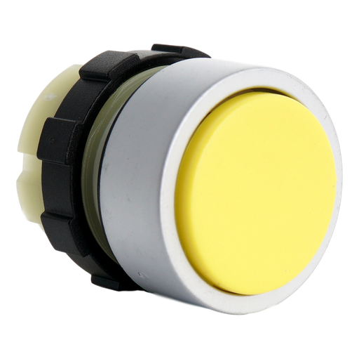 [/B3DGE] Push button yellow with metal ring