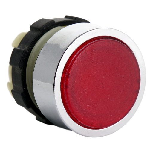 [/B3DLRT] Verlichte drukknop rood met metalen ring