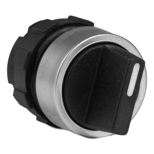 [/B3KN2] Rotary knob 0-I black with metal bezel