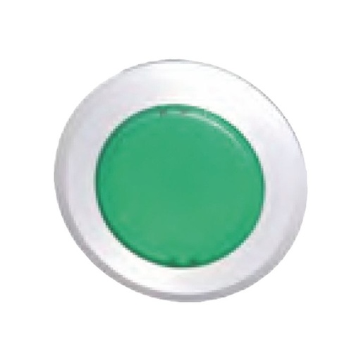 [/B5DLGN] Illuminated actuator green with metal bezel