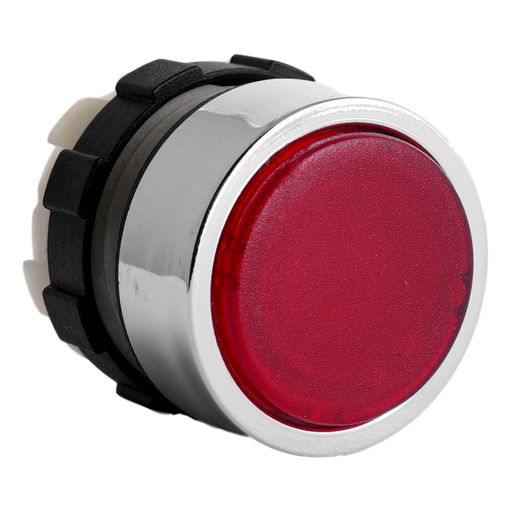 [/BC3DLRT] Verlichte drukknop rood B&J met gechroomde ring