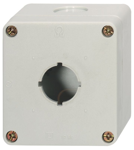 [/BG1] Empty enclosure 1 unit 3 knockouts Ø20,5mm