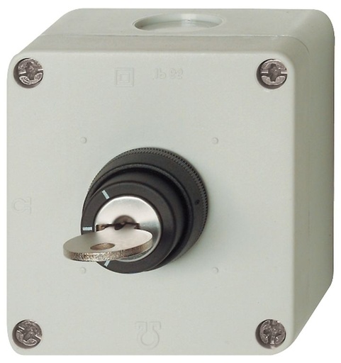 [/BG10SAR0] Key op. switch 0-I, maintained enclosed, with 2 keys R455