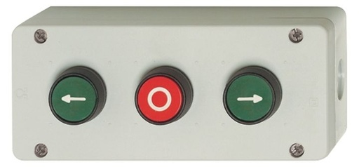 [/BG30PF] Assembled station 3 units with black plastic bezels