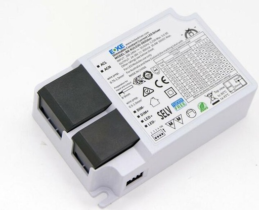 [/BKKUL0300800AM] Driver In:200-240VAC Out:24-42V 0,35--0,8A 1-10V DIM + male plug