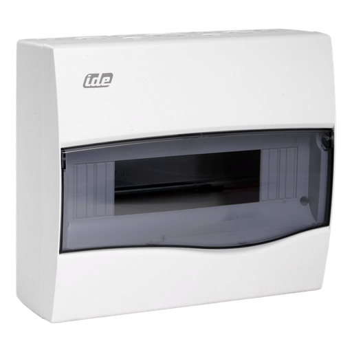 [/BV12PT/RR] Coffret app. combi  IP40 PT 12 mod. + born. neutre et terre