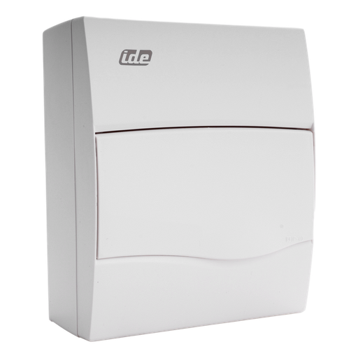 [/BV8PO/RR] opb. kast IP40 Combi volle deur 8 mod. + borniers