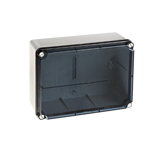 [/ELT231] Aftakdoos 241x180x95 volle wanden + doorzicht. deksel