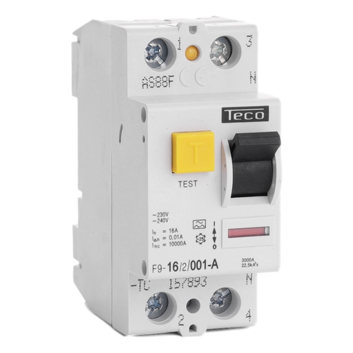 [/F9162001A] Residual current circuit breaker TC 2P 16A 10mA type A