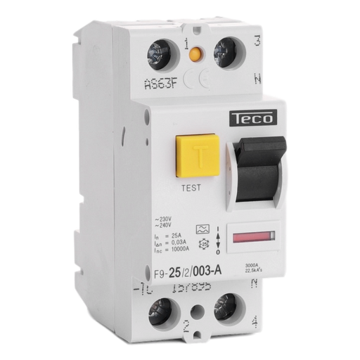 [/F9252003A] Inter. diff. Teco 2P 25A 30mA Type A