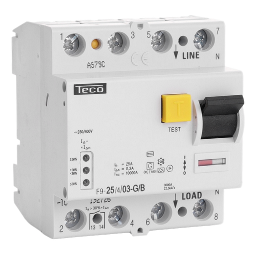 [/F925403GB] Residual current circuit breaker TC 4P 25A 300mA type B