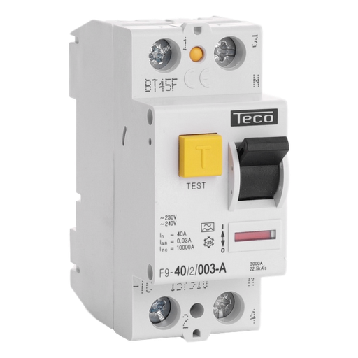 [/F9402003A] Inter. diff. Teco 2P 40A 30mA Type A