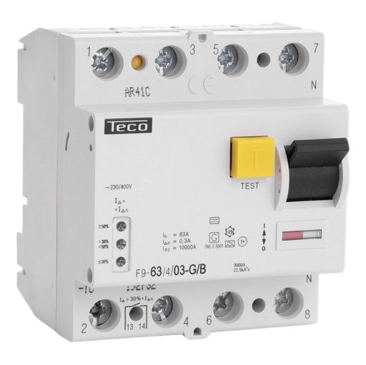 [/F963403GB] Diff. schak. Teco 4P 63A 300mA Type B