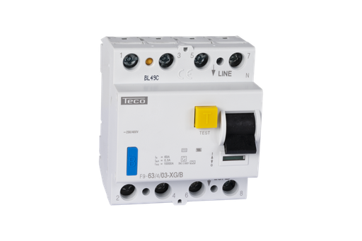 [/F963403XGB] Inter. diff. Teco 4P 63A 300mA Type B - sans LED