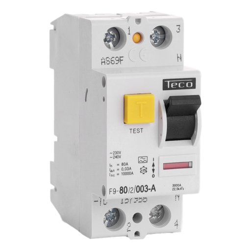 [/F9802003A] Inter. diff. Teco 2P 80A 30mA Type A