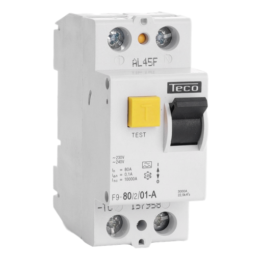 [/F980201A] Diff. schak. Teco 2P 80A 100mA Type A