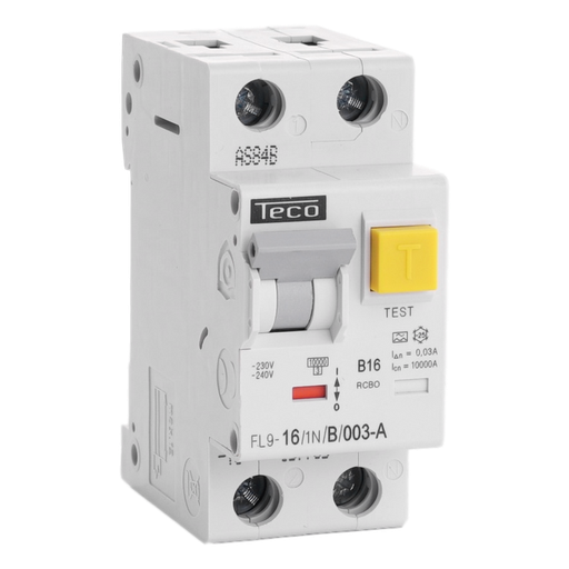 [/FL9161NB003A] Disj. diff. Teco 1N 16A Courbe B Type A 30mA