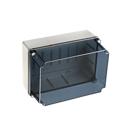 [/GSLT322] Aftakdoos 328x239x188 volle wanden + doorzicht. Deksel hoog