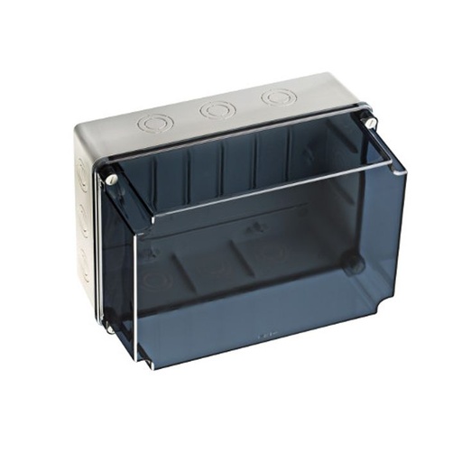 [/GSXT322] Junction box 328x239x188 without cable gland + transparent higher cover