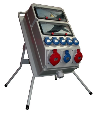 [/GT51110PFR] Coffret de distr. en pvc 63A +frame +com. rés.