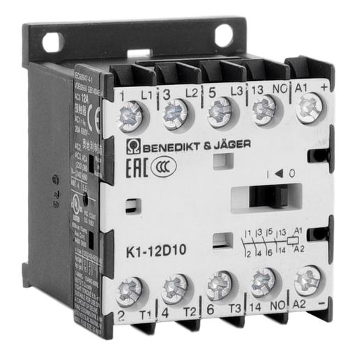 [/K112D10230] Mini Contactor 5,5kW 3~400V 220-230V 50Hz 240V 60Hz