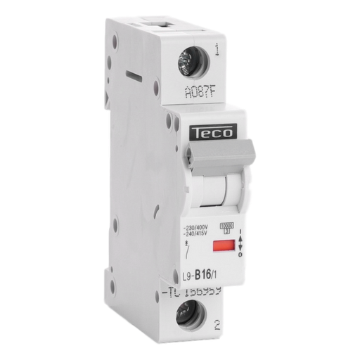 [/L9B161] Disjoncteur Teco 1P 16A 10kA Courbe B