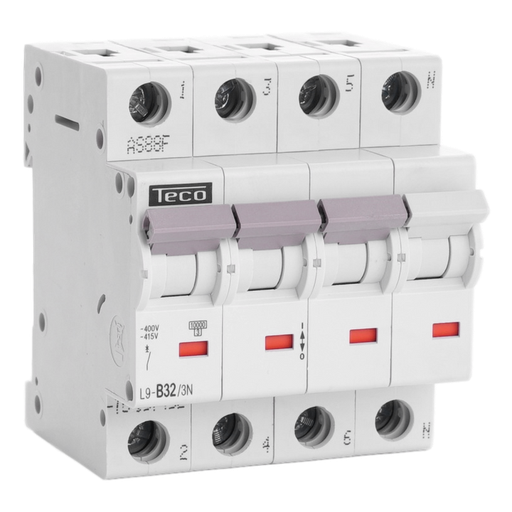[/L9B323N] MCB Teco 3N 32A 10kA Curve B