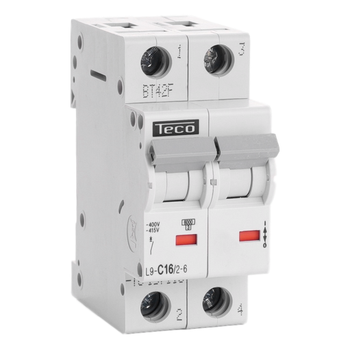 [/L9C1626] MCB TC 2P 16A 6kA Curve C