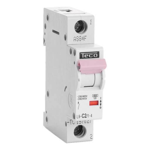 [/L9C214] Disjoncteur Teco 1P 2A 4.5kA Courbe C