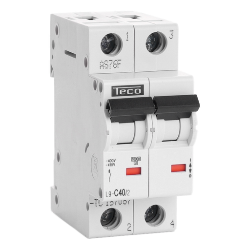 [/L9C402] Automaat Teco 2P 40A 10kA Curve C