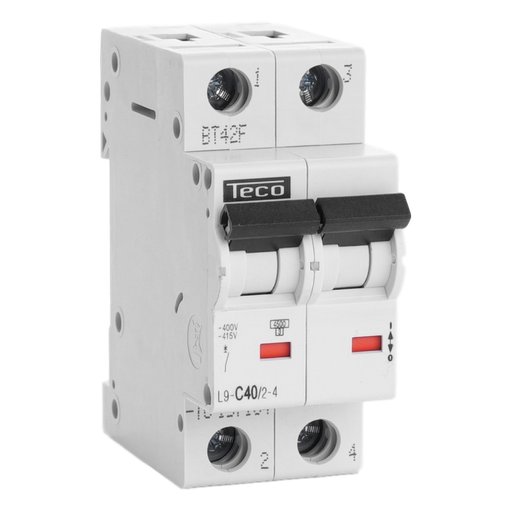 [/L9C4024] Automaat Teco 2P 40A 4,5kA Curve C