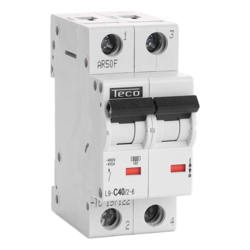 [/L9C4026] Disjoncteur Teco 2P 40A 6kA Courbe C