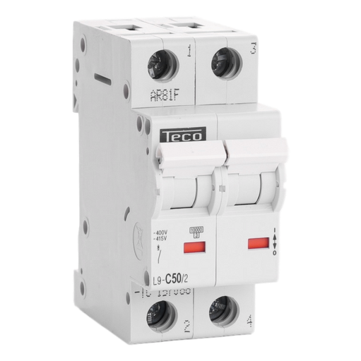 [/L9C502] Disjoncteur Teco 2P 50A 10kA Courbe C