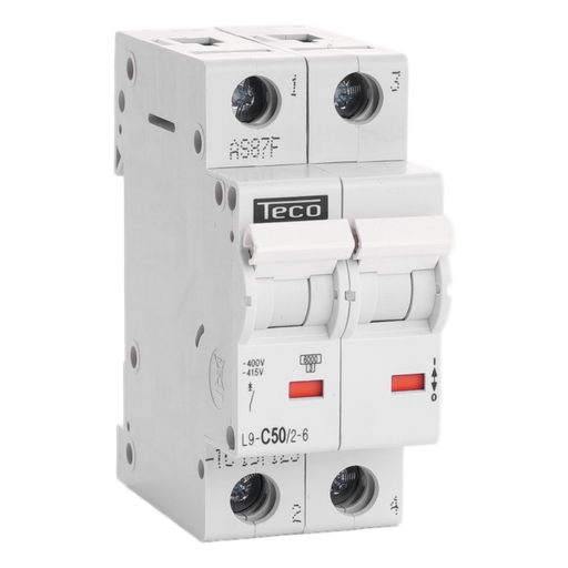 [/L9C5026] Automaat Teco 2P 50A 6kA Curve C