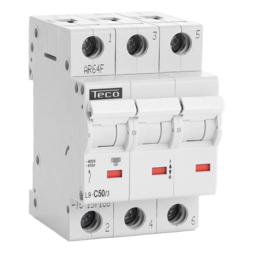 [/L9C503] Automaat Teco 3P 50A 10kA Curve C