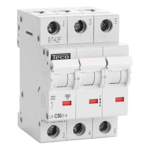 [/L9C5036] Automaat Teco 3P 50A 6kA Curve C