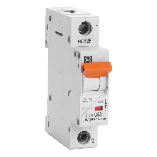 [/L9C631] Automaat Teco 1P 63A 10kA Curve C