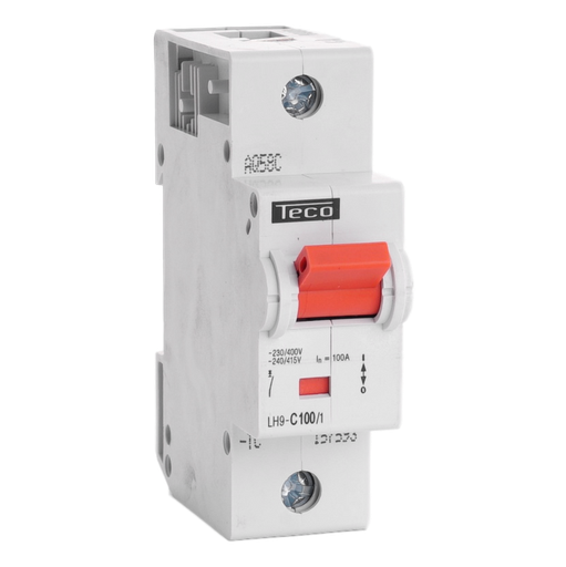 [/LH1001C] Automaat Teco 1P 100A 20kA Curve C
