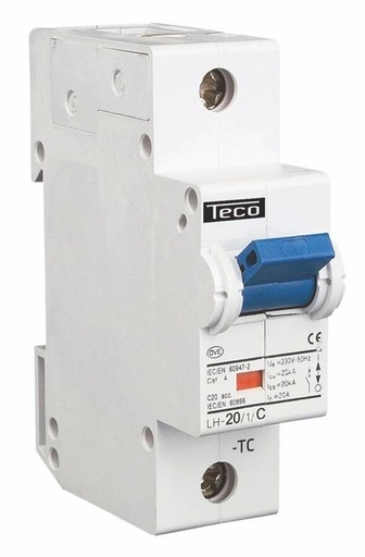 [/LH201C] Disjoncteur Teco 1P 20A 25kA Courbe C
