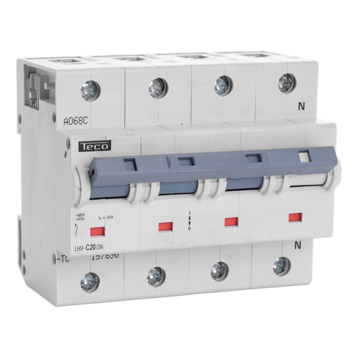 [/LH203NC] Automaat Teco 3N 20A 25kA Curve C