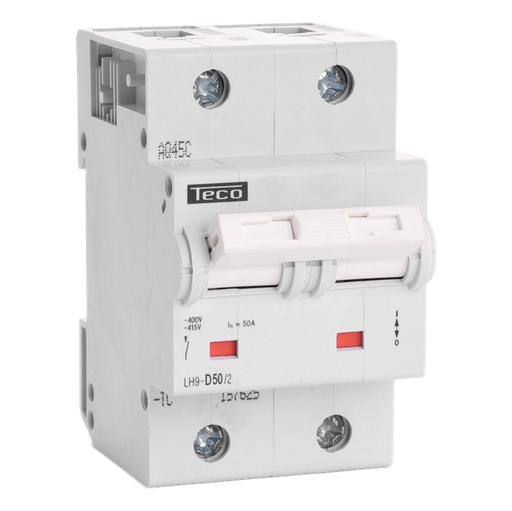 [/LH502D] Automaat Teco 2P 50A 25kA Curve D