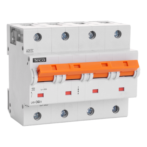 [/LH634C] Disjoncteur Teco 4P 63A 25kA Courbe C