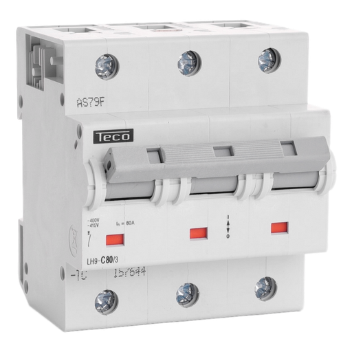 [/LH803C] Disjoncteur Teco 3P 80A 20kA Courbe C