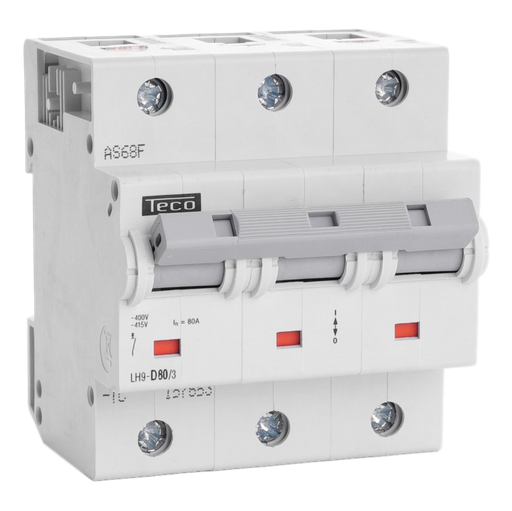 [/LH803D] MCB Teco 3P 80A 20kA Curve D