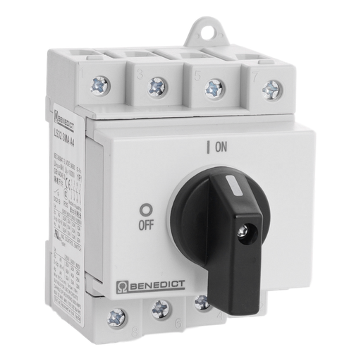 [/LS32SMAA4] Interrupteur modulaire DC 4 pôles 600Vdc 32A