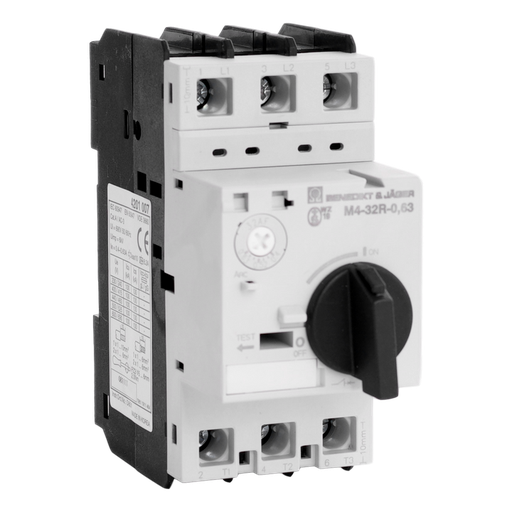 [/M432R063] Motorbeveiligingschak. Instelb.: 0,40-0,63A 100kA