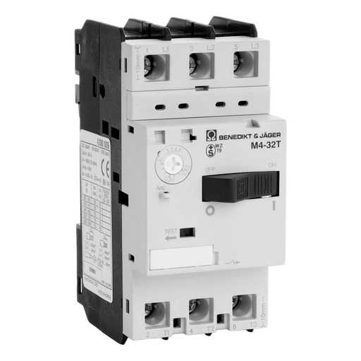 [/M432T1] Motorbeveiligingschak. Instelb.: 0,63-1,0A 100kA