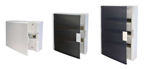 [/MDC40001N] Modulaire kast Conexbox40 2 rijen met ondoorzichtige deur