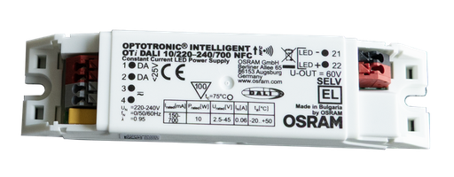 [/OTI10DALI300MA] (AS) OSRAM Driver 10W DALI courant contrôlé - 300mA avec anti-tract.