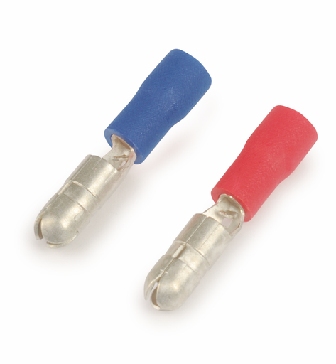 [/SOFACM-2.5] Insulated male bullet terminal, blue 2.5mm² W6,6mm